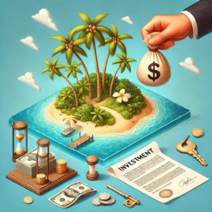 Purchasing costs of private islands and private beaches